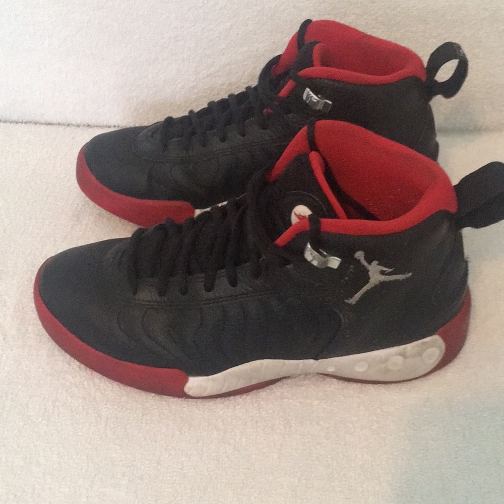 Jordan JUMPMAN PRO Black/White-Fire Red Sneakers